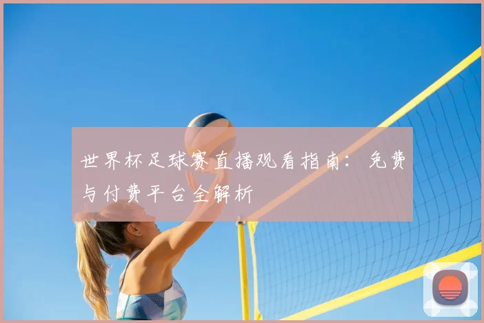 世界杯足球赛直播观看指南：免费与付费平台全解析